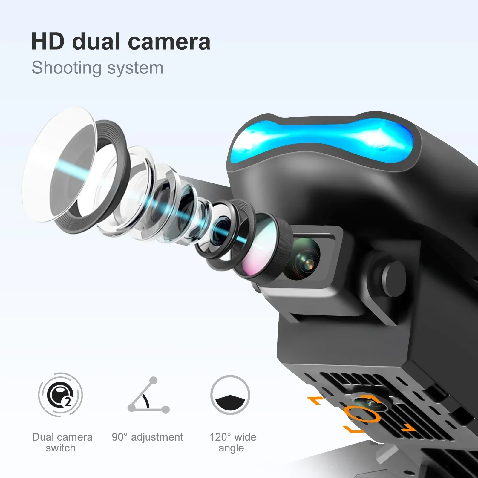Drone Rc E99 - E99 K3 Pro 4K Drone Foldable