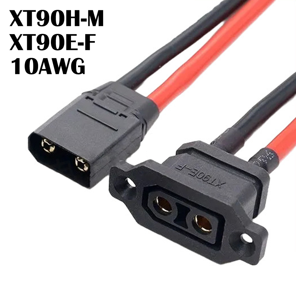 Drone Bike Rc - XT90NE 10AWG Panel Mount Fixed Female