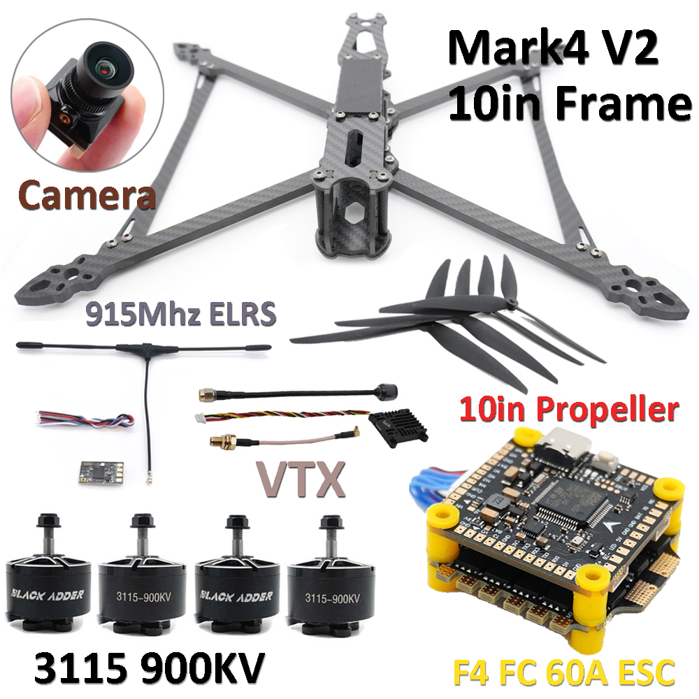 Heavy Lift Drone Frame - Mark4 V2 10in Frame Combo Set