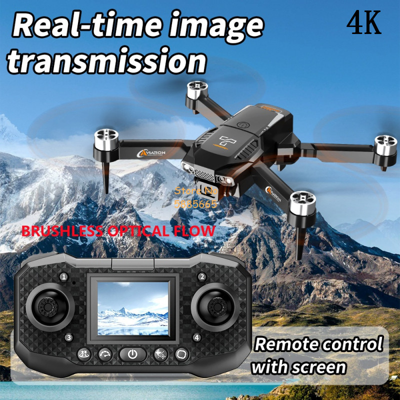 Drone App Rc Fpv - 4K Dual Camera Optical Flow Brushless
