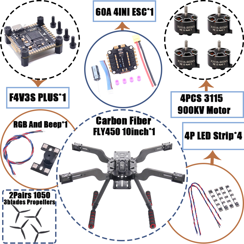 B-CUBE Open Source New Smart D - огляд і ціна Heavy Lift Drone Frame