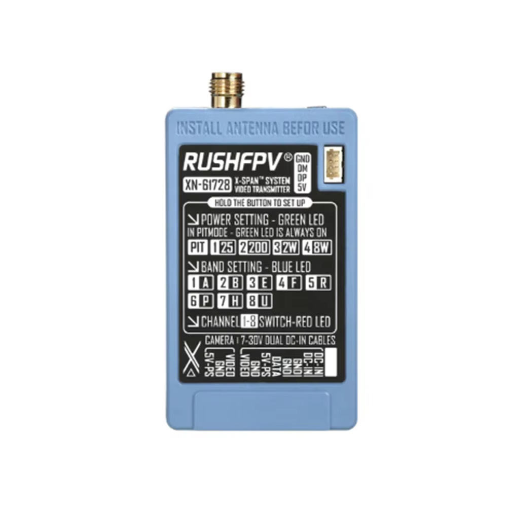 RUSHFPV 6.1‑7.2G 8W X61728 VTX - огляд і ціна Drone Rc Controller