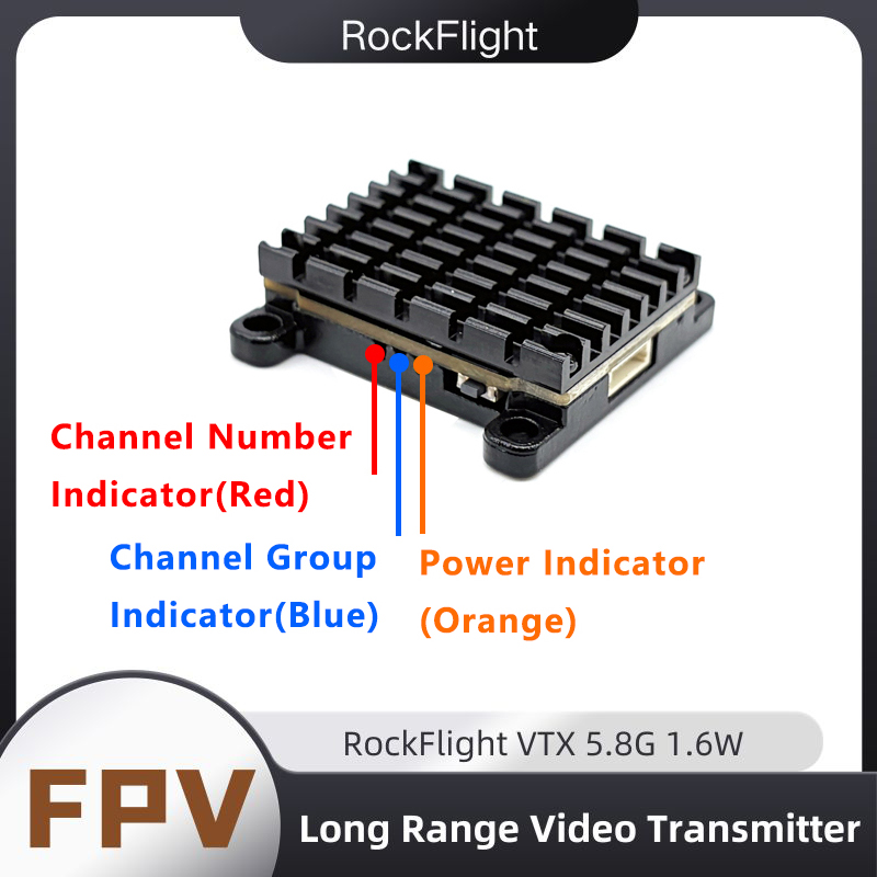 RockFlight TX663 VTX 5.8G 48CH - огляд і ціна Drone Rc Controller