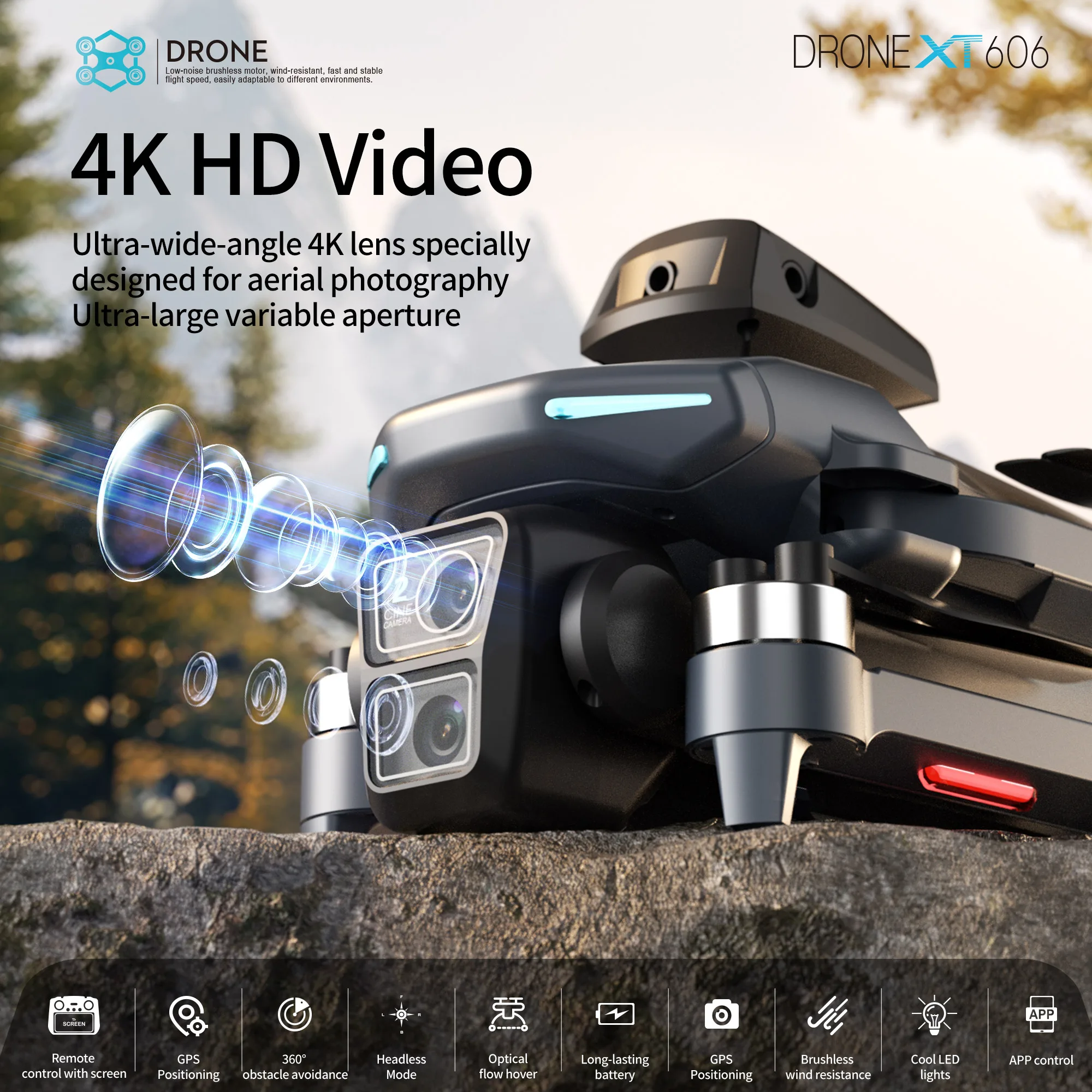 Original XT606 Drone Professio - огляд і ціна Drone Ls Rc