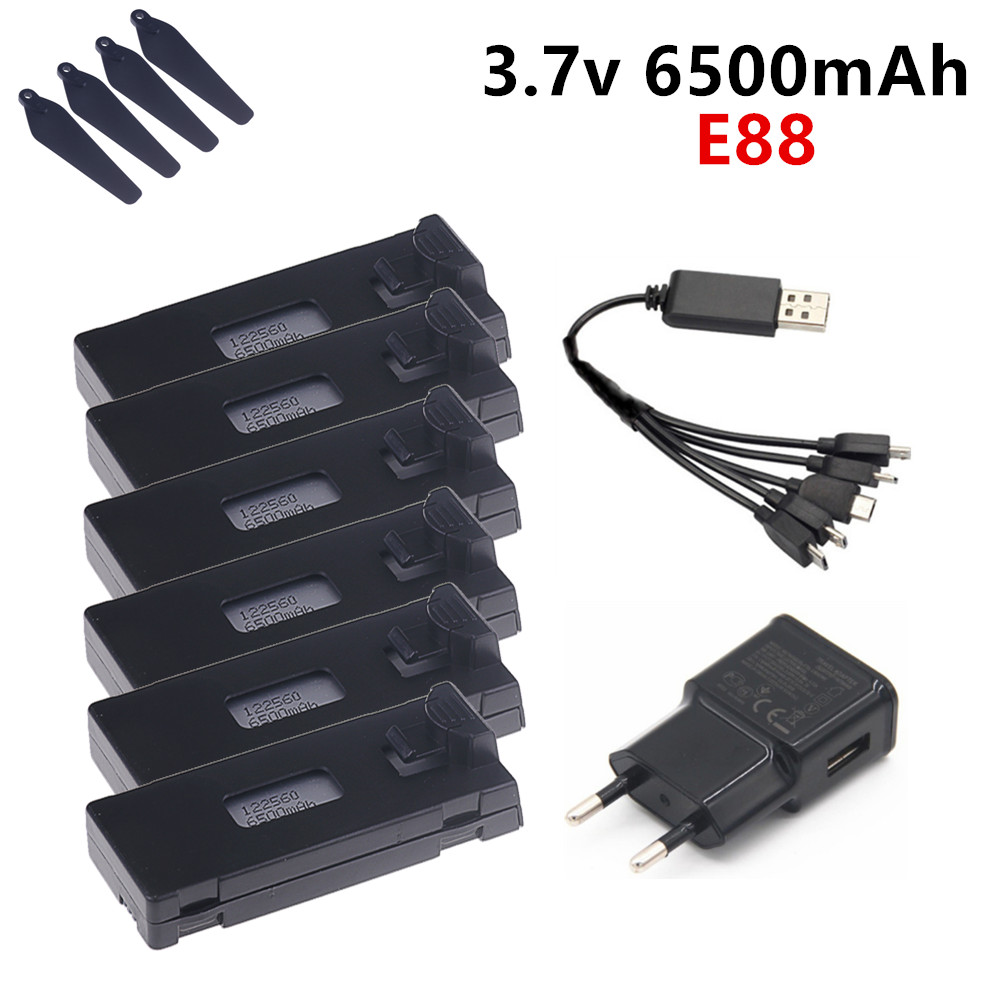 3.7V 6500mAh Lipo Battery For  - огляд і ціна Drone Rc E99