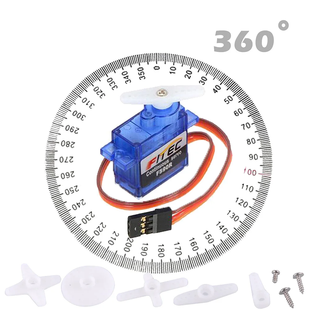 Feetech Mini FS90R Micro Servo - огляд і ціна Drone Helicopter Rc