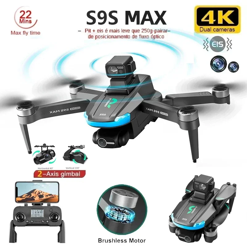 NEW S9S MAX MINI Drone 4K 2-Ax - огляд і ціна Drone Rc Explorer