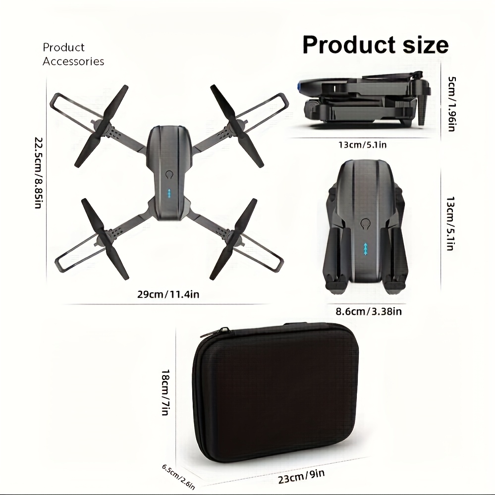E99 Foldable RC Drone with Dua - огляд і ціна Drone Rc E99