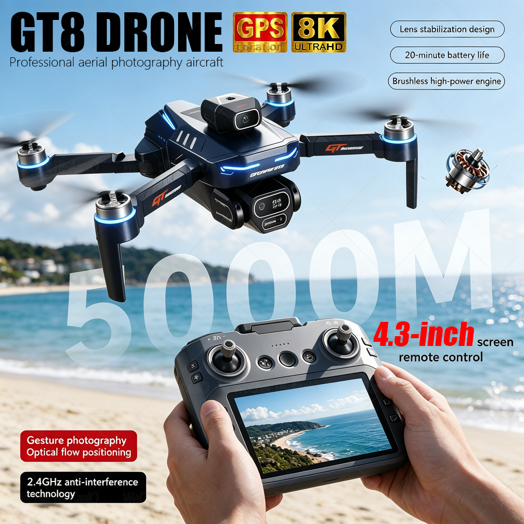 NEW GT8 HD RC Drone 4K Profess - огляд і ціна Drone Rc Explorer