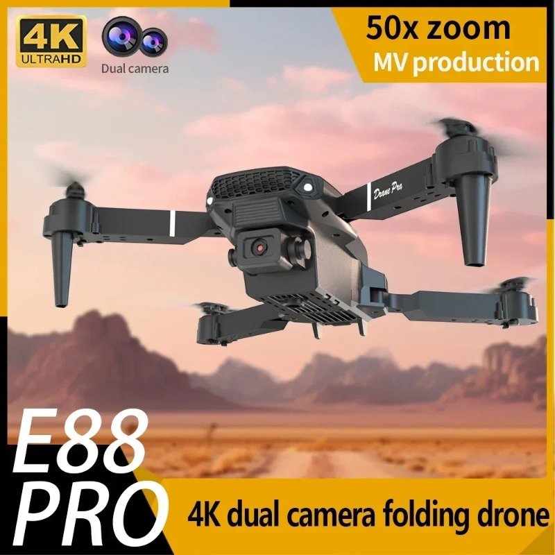 E88 Mini Drone 4K HD Camera Wi - огляд і ціна Drone E88 Rc Quadcopter