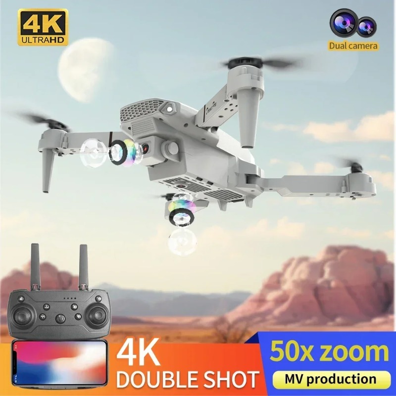 E88 Mini Drone 4K HD Camera Wi - огляд і ціна Drone E88 Rc Quadcopter