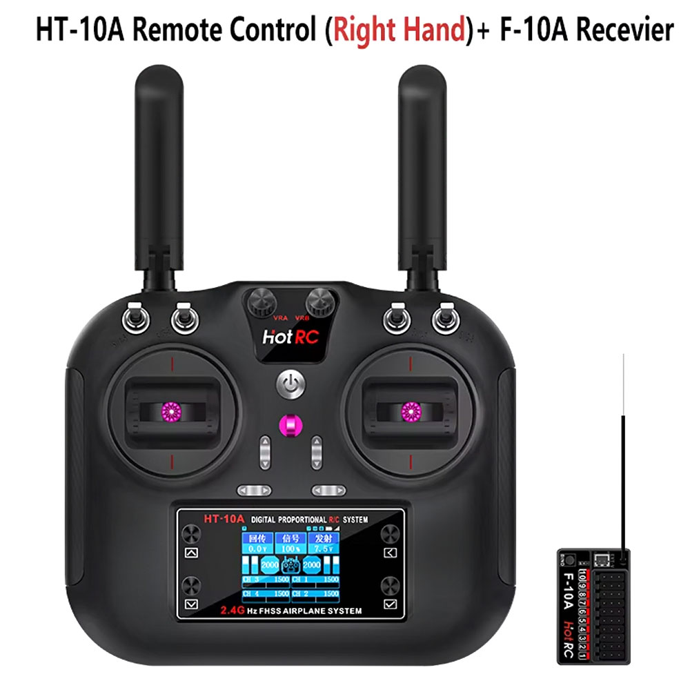 Hotrc HT-10A 2.4G 10CH Transmi - огляд і ціна Drone Helicopter Rc