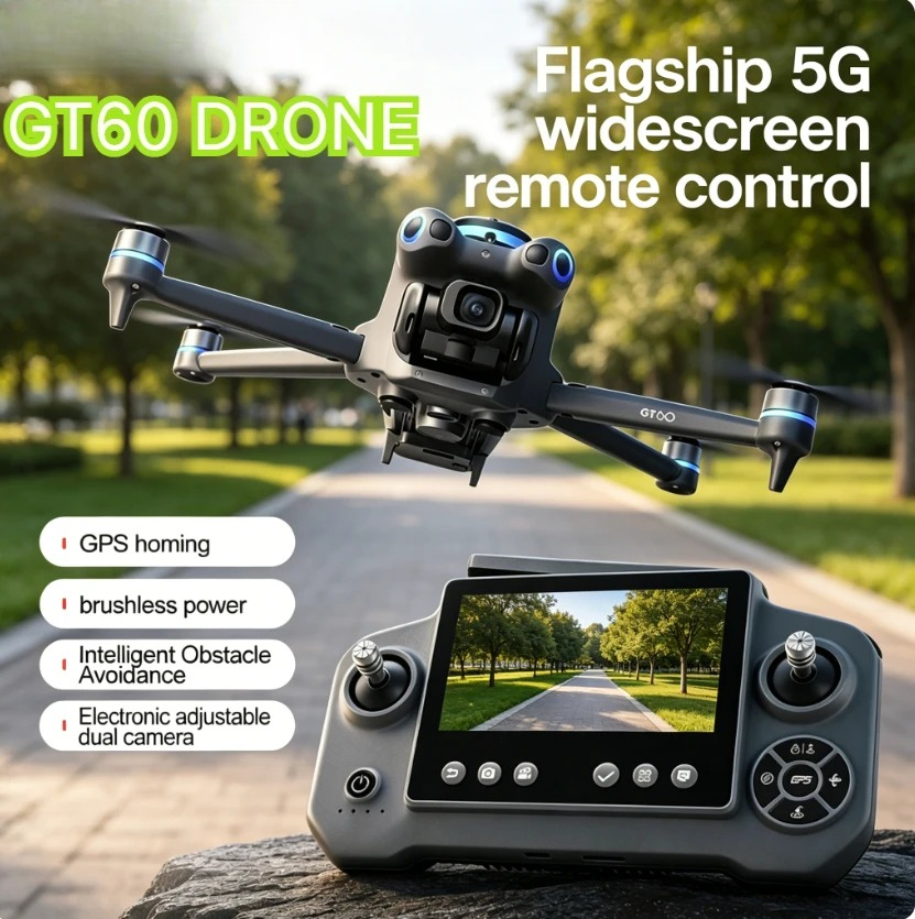 Original GT60 GPS Foldable RC  - огляд і ціна Drone Ls Rc