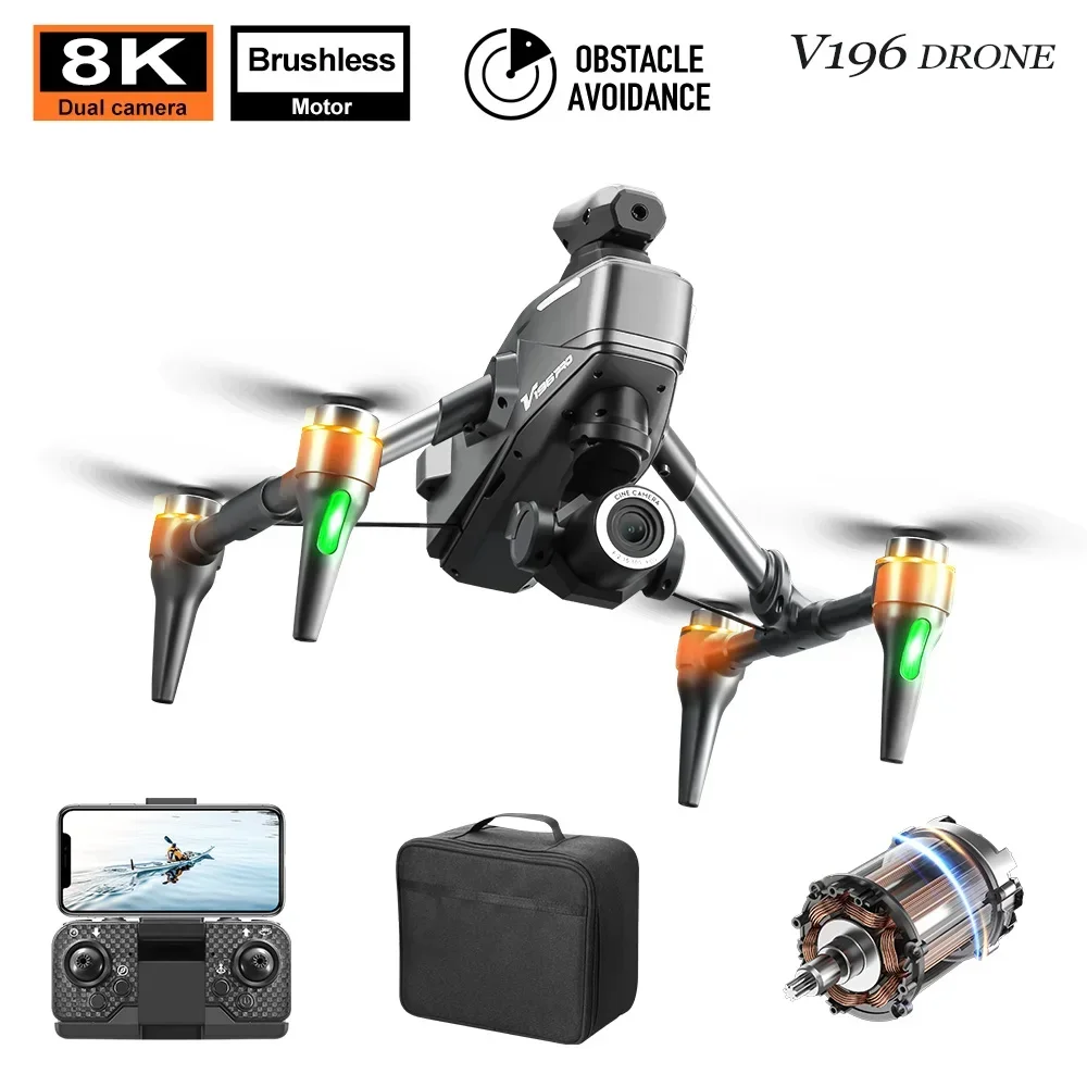 V196 Pro 8K HD Dual Camera Dro - огляд і ціна Drone V196 Rc