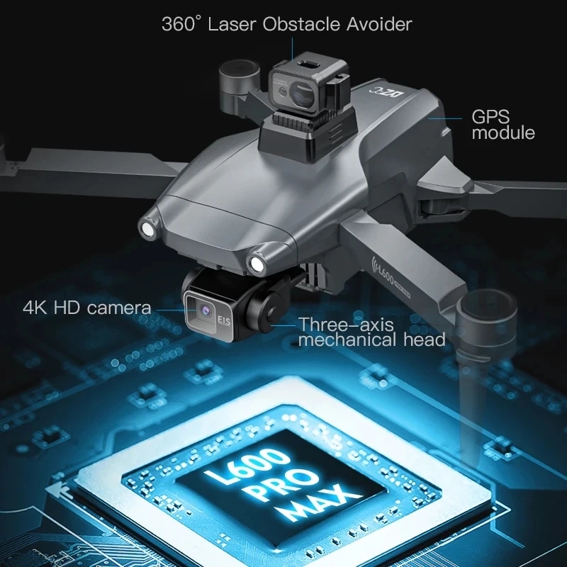 L600 PRO MAX GPS Drone Profess - огляд і ціна Drone Rc Explorer