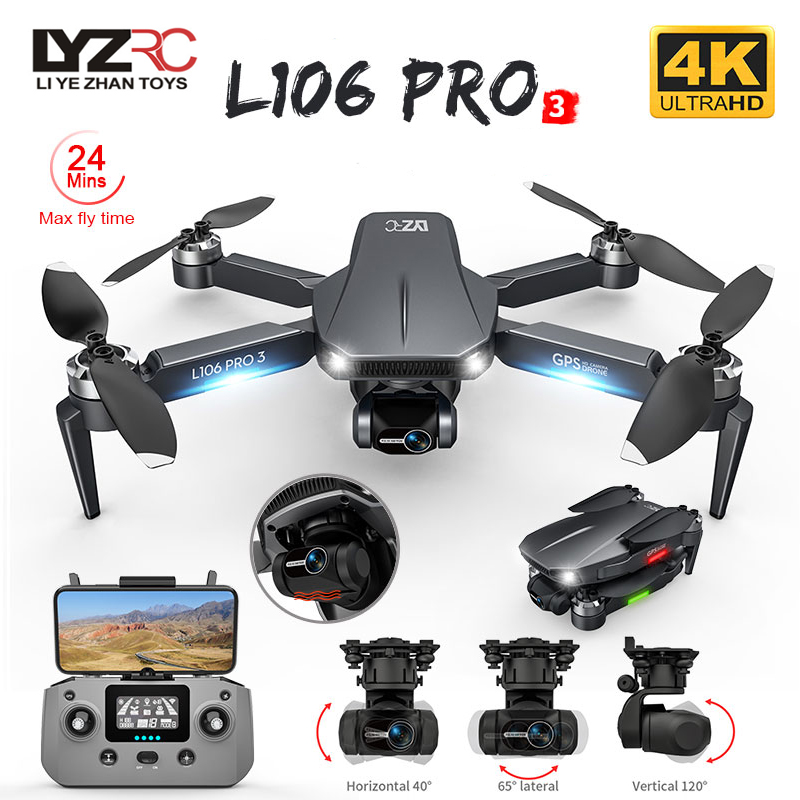 L106 Pro 3 Drone 5G WIFI FPV F - огляд і ціна Drone Rc Pro 2