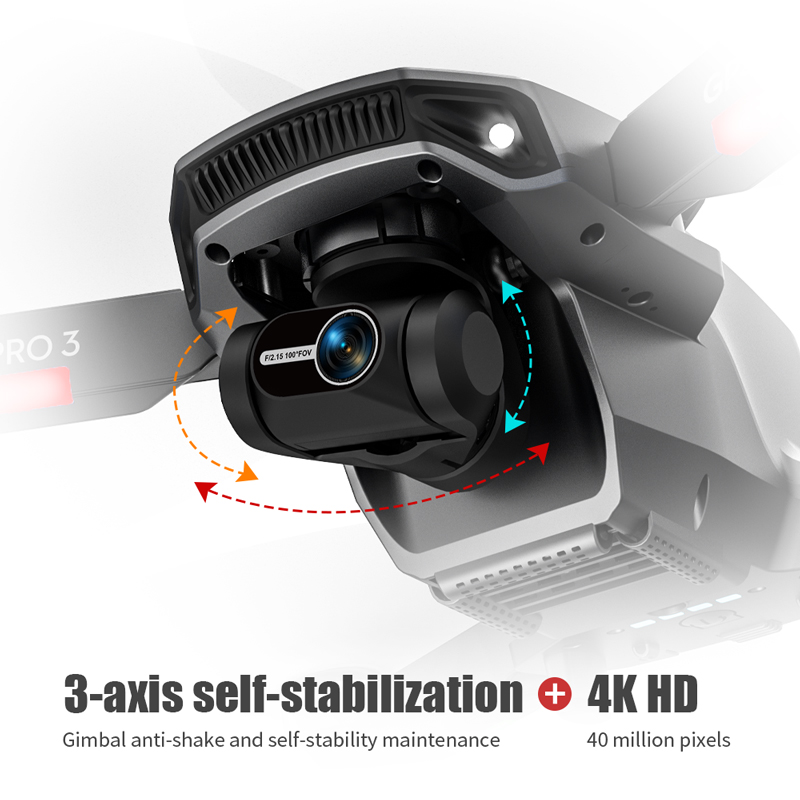 L106 Pro 3 Drone 5G WIFI FPV F - огляд і ціна Drone Rc Pro 2