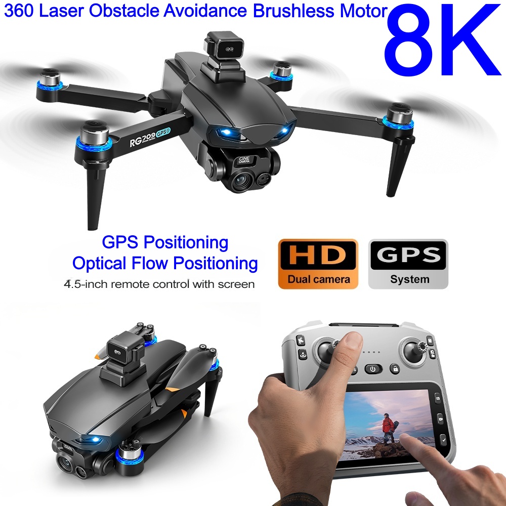 NEW 8K Drone With HD Camera La - огляд і ціна Drone Rc Folding
