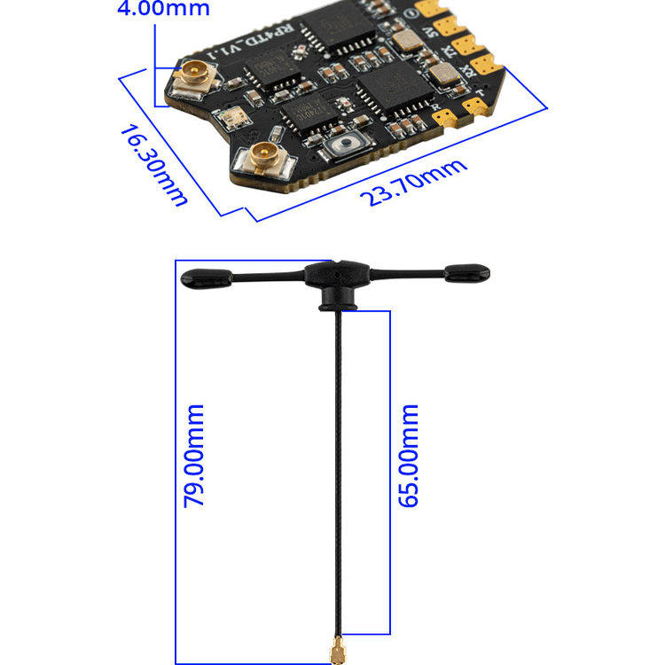RadioMaster RP4TD ExpressLRS 2 - огляд і ціна Heavy Lift Drone Frame