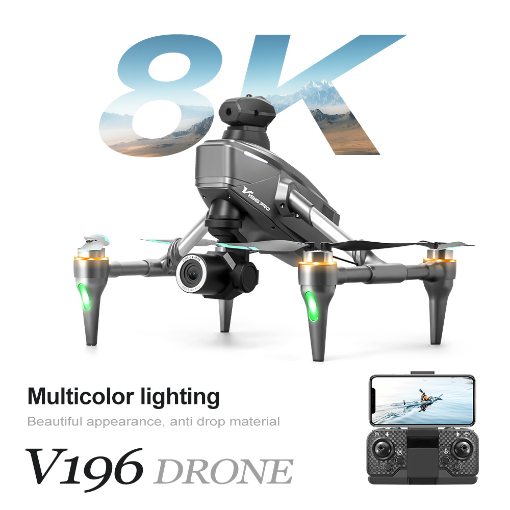 2024 New V196 Drone 8K Profess - огляд і ціна Drone V196 Rc
