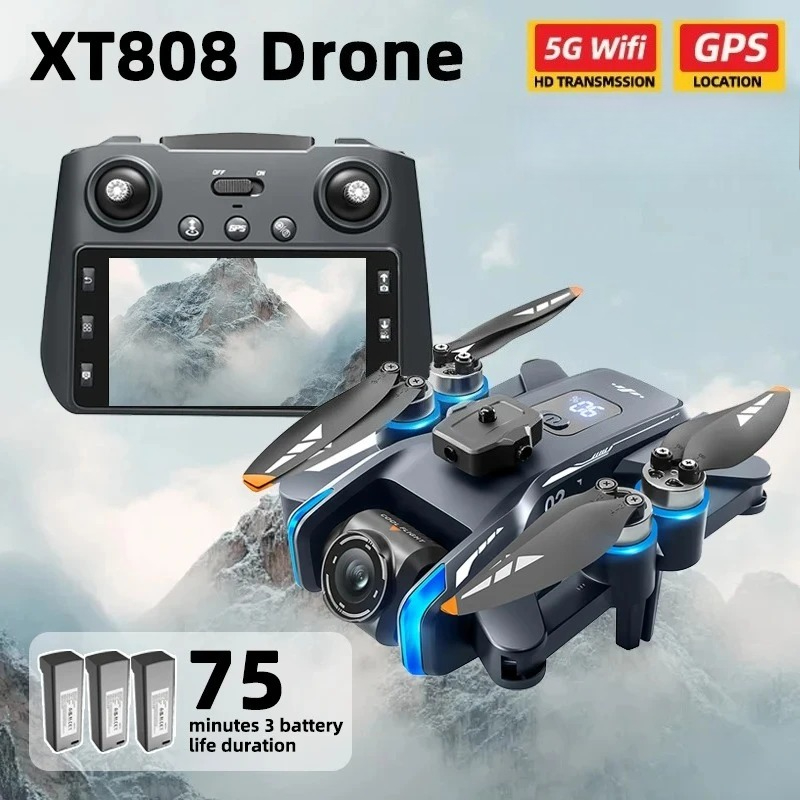 Original XT808 Pro MAX Drone 4 - огляд і ціна Drone Ls Rc