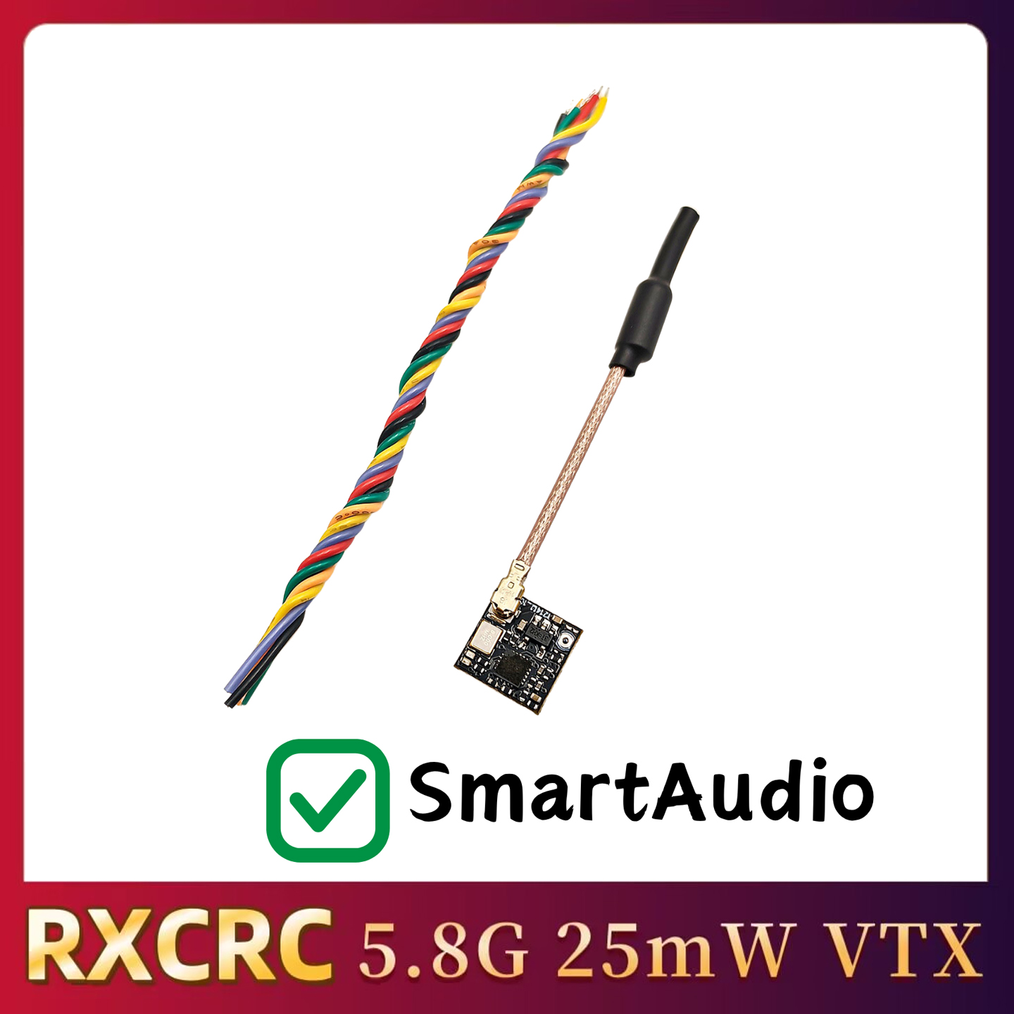 RXCRC 5.8GHz 48CH FPV 25mW Ana - огляд і ціна Drone Rc Controller