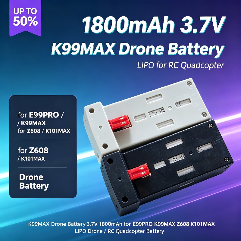 K99MAX Drone Battery 3.7V 1800 - огляд і ціна Drone Rc E99 Pro