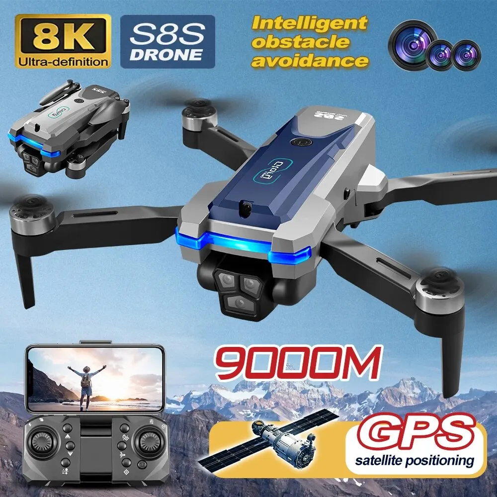 S8S GPS Drone 5G Wifi 8K HD Du - огляд і ціна Drone Rc Explorer